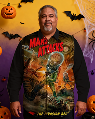 Men's Halloween Vintage Nostalgic Anime Full Printing Long Sleeve Shirt