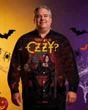 Load image into Gallery viewer, Big&amp;Tall Men&#39;s Halloween Rock Music Full Printing Long Sleeve Shirt