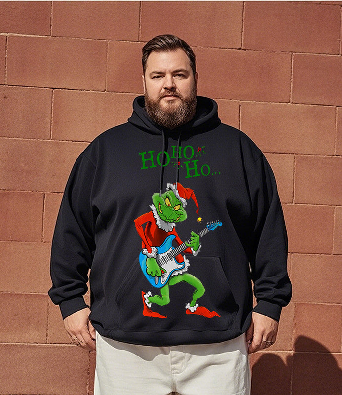 Men's Tales from The Crypt Plus Size Hoodie Christmas grinch