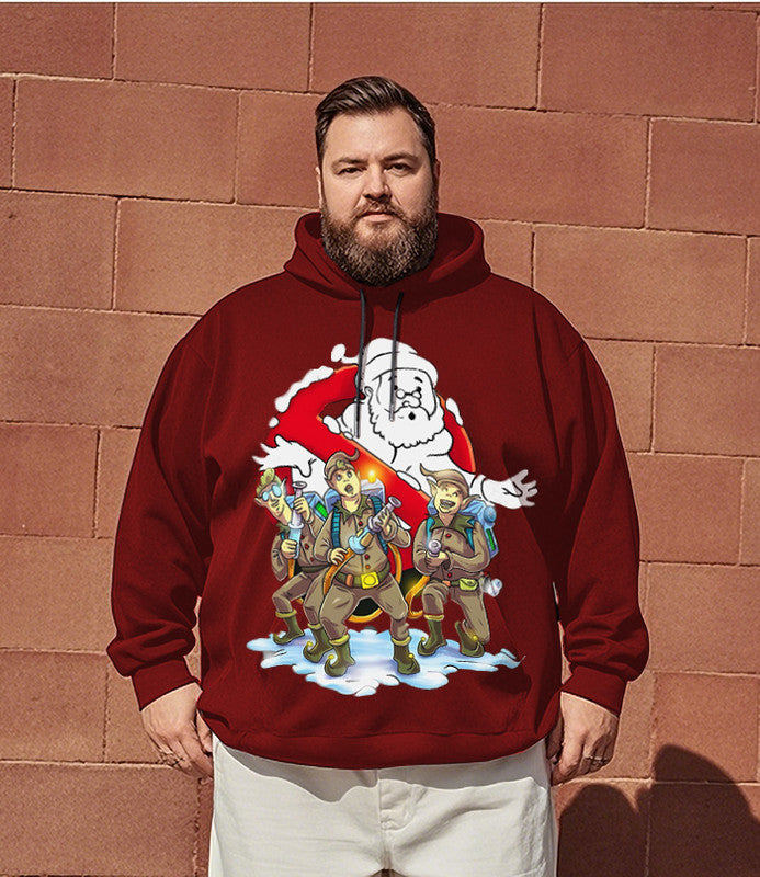 Men's Tales from The Crypt Plus Size Hoodie Christmas grinch