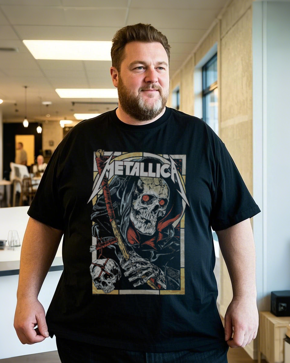 Men's 100% Cotton T-Shirt: Summer Loose Fit Short Sleeve, Casual & Versatile