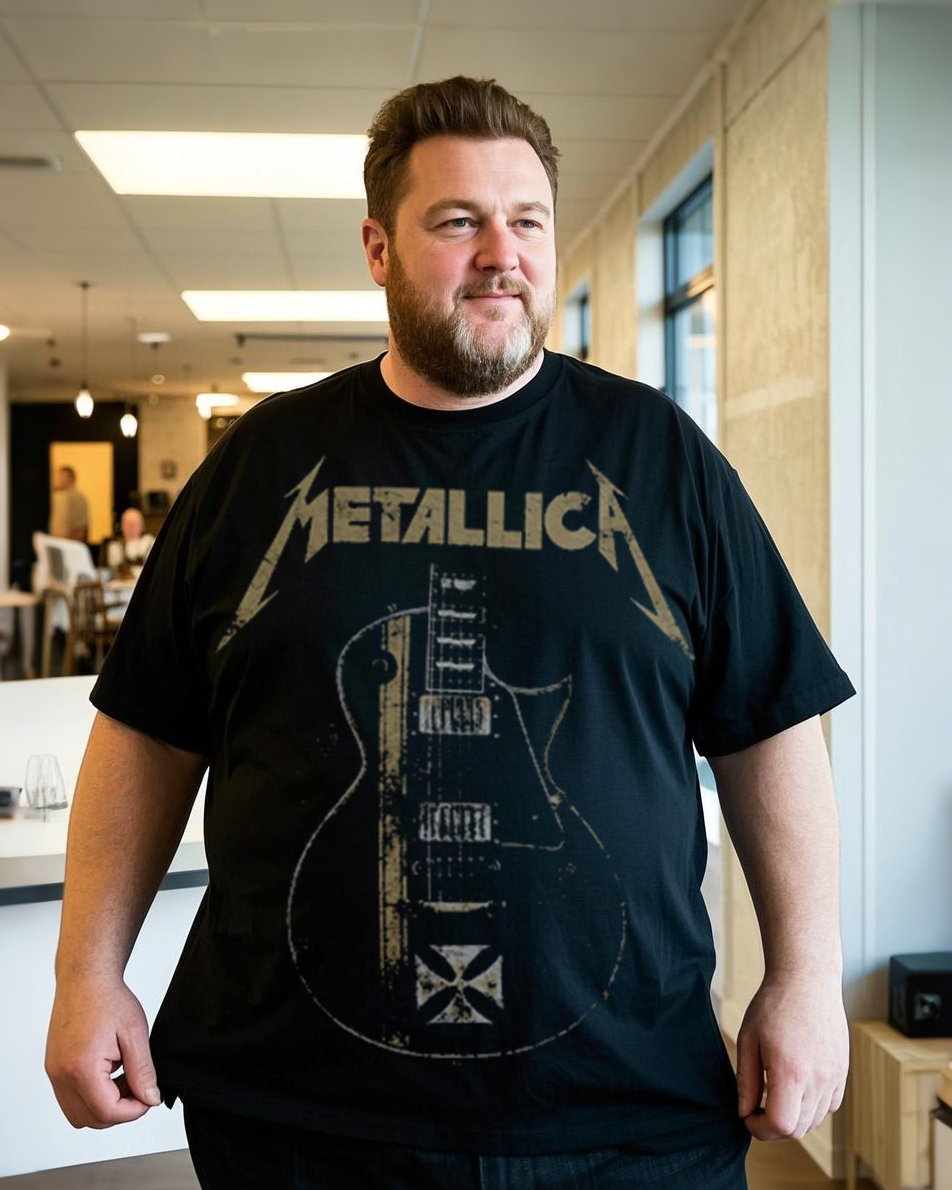 Men's Black Cotton T-Shirt – Relaxed Fit, Regular Sleeve, Summer Basic Tee