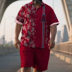 Men's Roomy Island Wave Sport Short-Sleeve Set