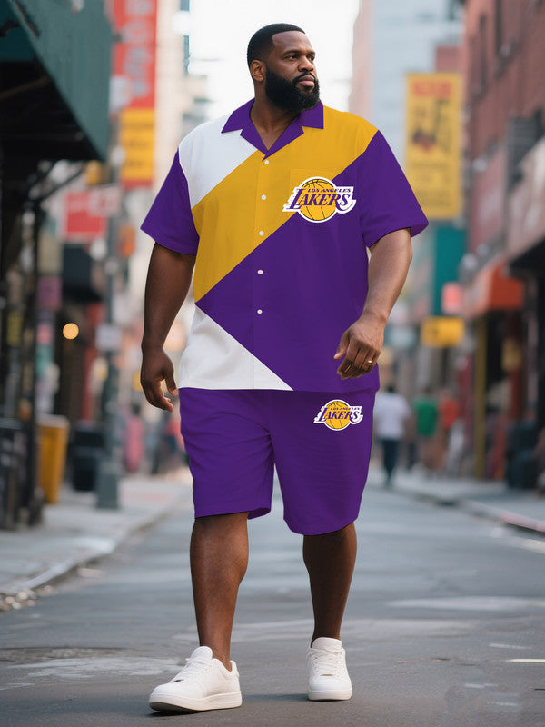 Men's Relaxed Fit Tropical Athletic Oceanwear Set