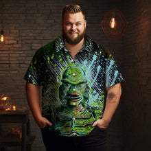 Load image into Gallery viewer, Halloween Horror Movie Character Monster Print Men&#39;s Short Sleeve Shirt