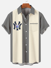 Men's Classic Print Pocket Shirt