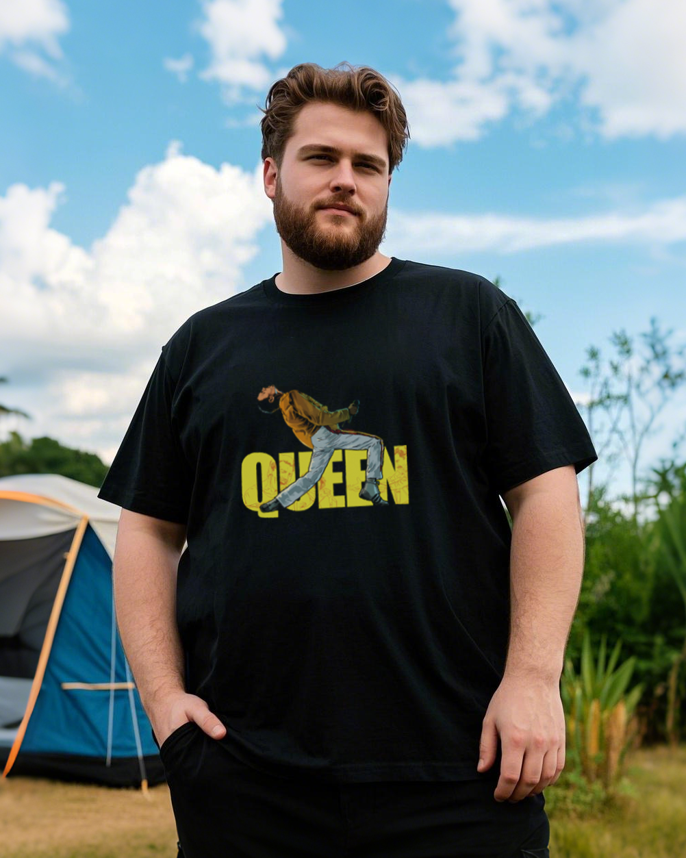 Men's 100% Cotton T-Shirt: Summer Loose Fit Short Sleeve, Casual & Versatile