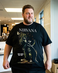 Plus Size Summer Casual Printed 100% Cotton T-Shirt