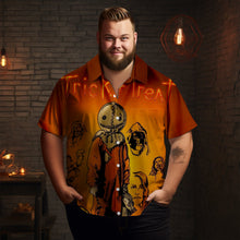 Load image into Gallery viewer, Halloween Horror Movie Monsters Trick or Treat Short Sleeve Shirt