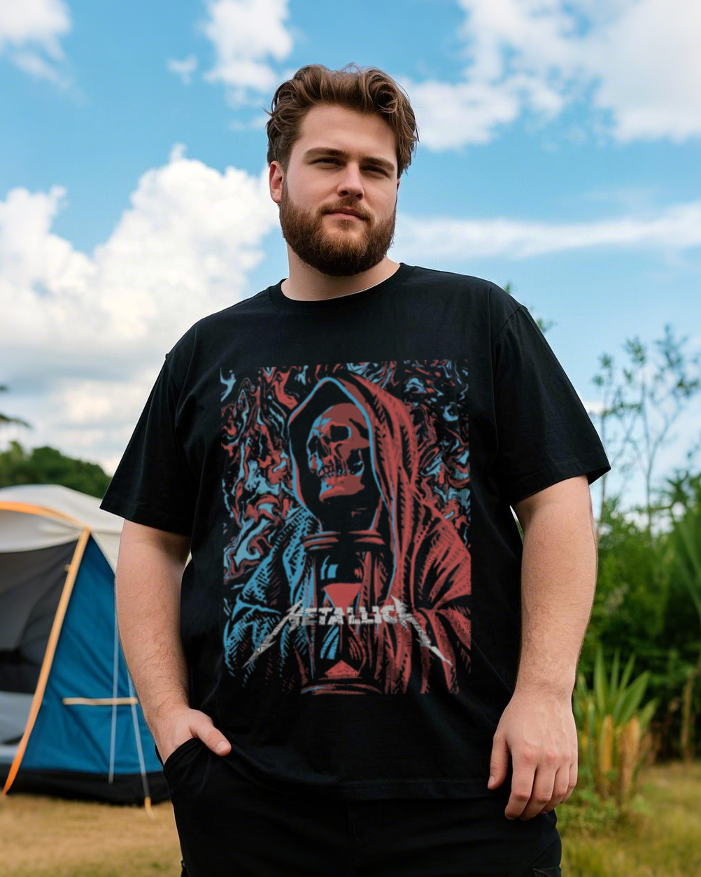 New Classic Cotton Round Neck Short-Sleeve T-Shirt – Loose Fit Plus Size Top