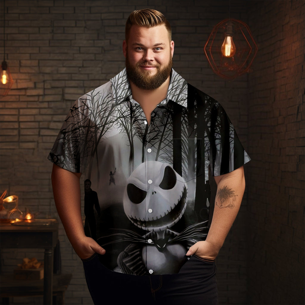 Halloween Jack Monster Short Sleeve Shirt