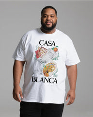 Plus Size Casual Crew Neck 100% Soft Cotton Summer T-Shirt