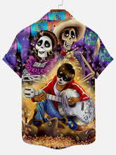 Load image into Gallery viewer, Halloween Movie Character Print Men&#39;s Short Sleeve Shirt