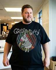 Plus Size men's Printed T-Shirt | 100% Cotton | Summer Casual Tee