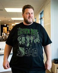 Plus-Size Men's Summer Casual Short-Sleeve Printed T-Shirt – Soft & Skin-Friendly