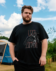 Plus Size Casual Crew Neck 100% Soft Cotton Summer T-Shirt