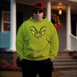 Men's Tales from The Crypt Plus Size Hoodie Christmas grinch