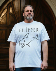 Plus Size Cotton T-Shirt  Summer Casual Short Sleeve Printed Tee (100% Breathable Cotton)