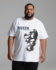 Men's White Cotton T-Shirt – Relaxed Fit, Regular Sleeve, Summer Basic Tee