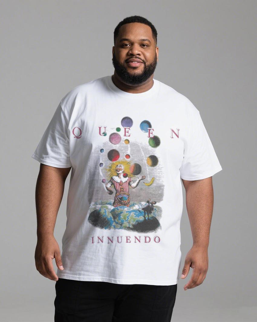 Plus-size Men's Summer Casual Short-Sleeve Printed T-Shirt – Fade-Resistant & Vibrant Designs