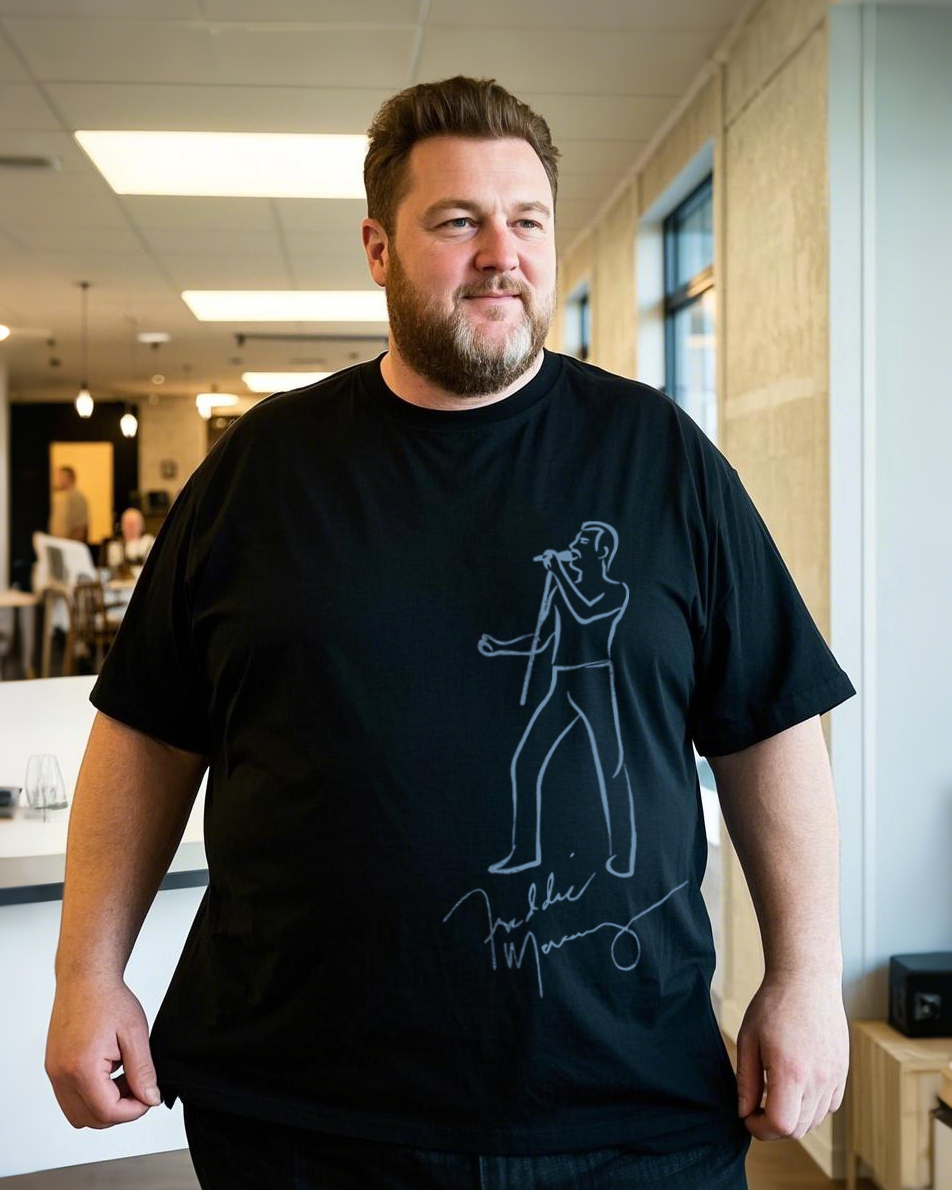 Summer New Arrival Men's Heavyweight Short-Sleeve T-Shirt – Relaxed Fit Cotton Street Tee"