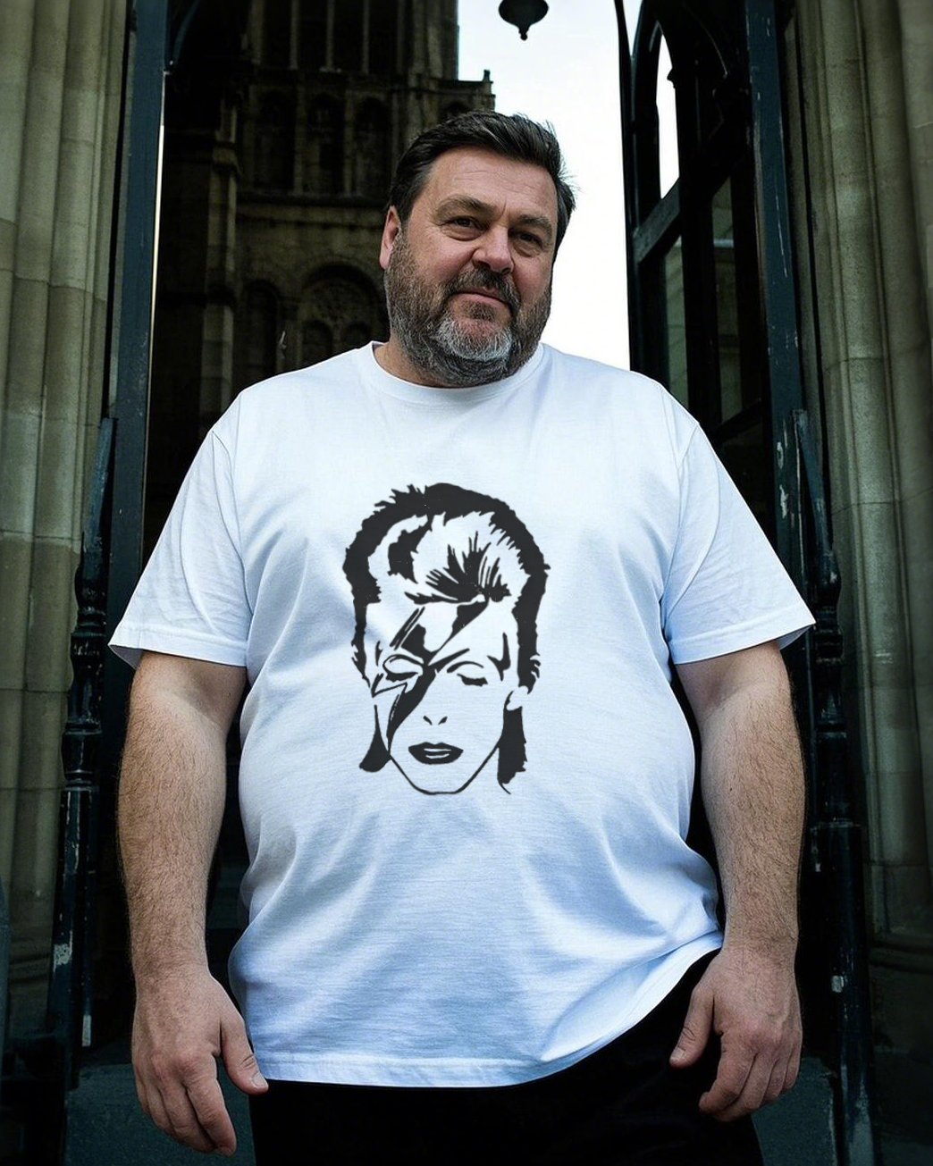 Men's Short Sleeve T-Shirt - Summer Loose Fit Heavyweight Cotton Tee