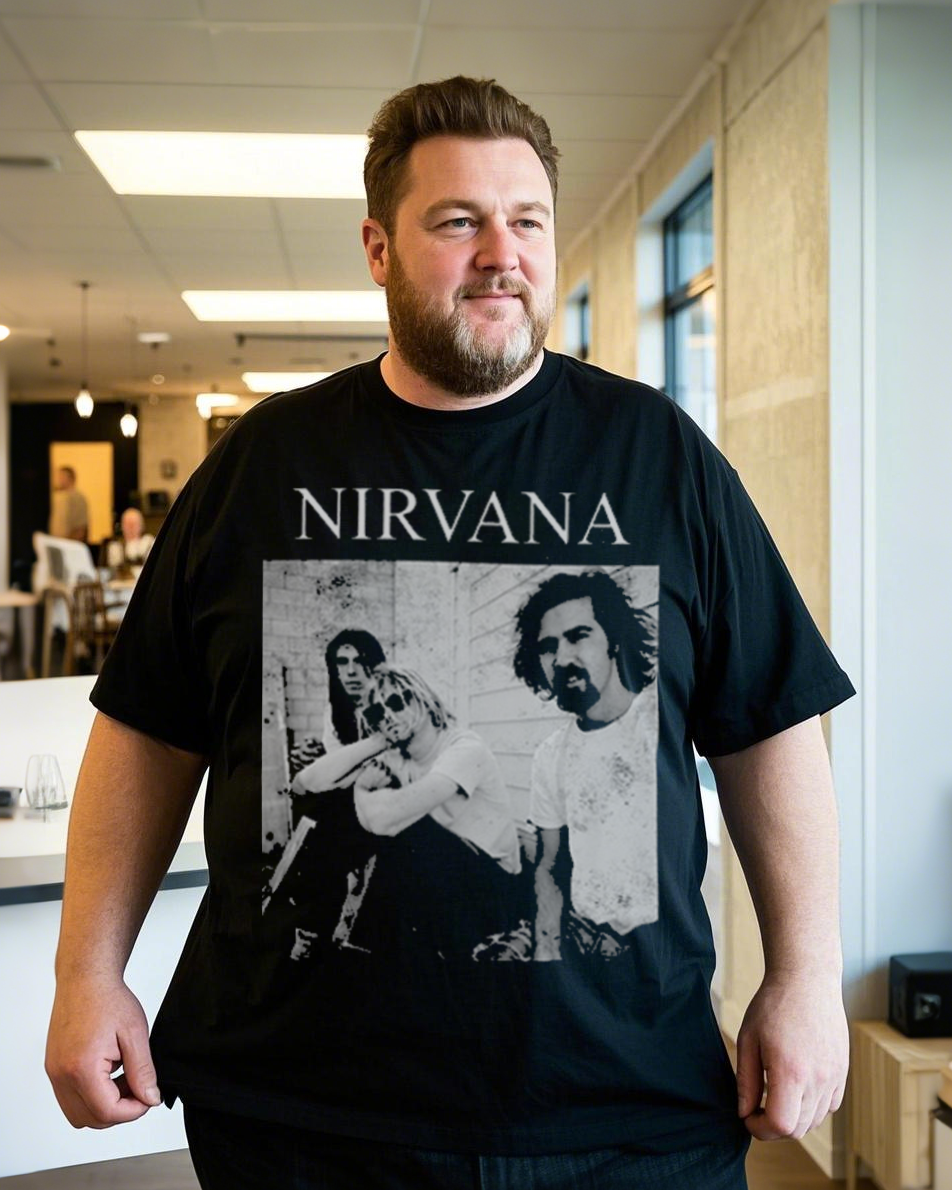 Classic Black Cotton T-Shirt for Men – Relaxed Regular Fit