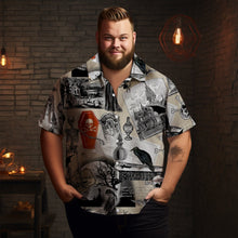 Load image into Gallery viewer, Halloween Vintage Poster Graphic Men&#39;s Short Sleeve Shirt