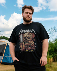 Men's Cotton Letter Print T-Shirt - Trendy Short Sleeve Tee for Spring Summer