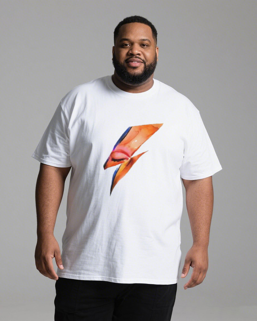 Men's White Cotton T-Shirt – Relaxed Fit, Regular Sleeve, Summer Basic Tee