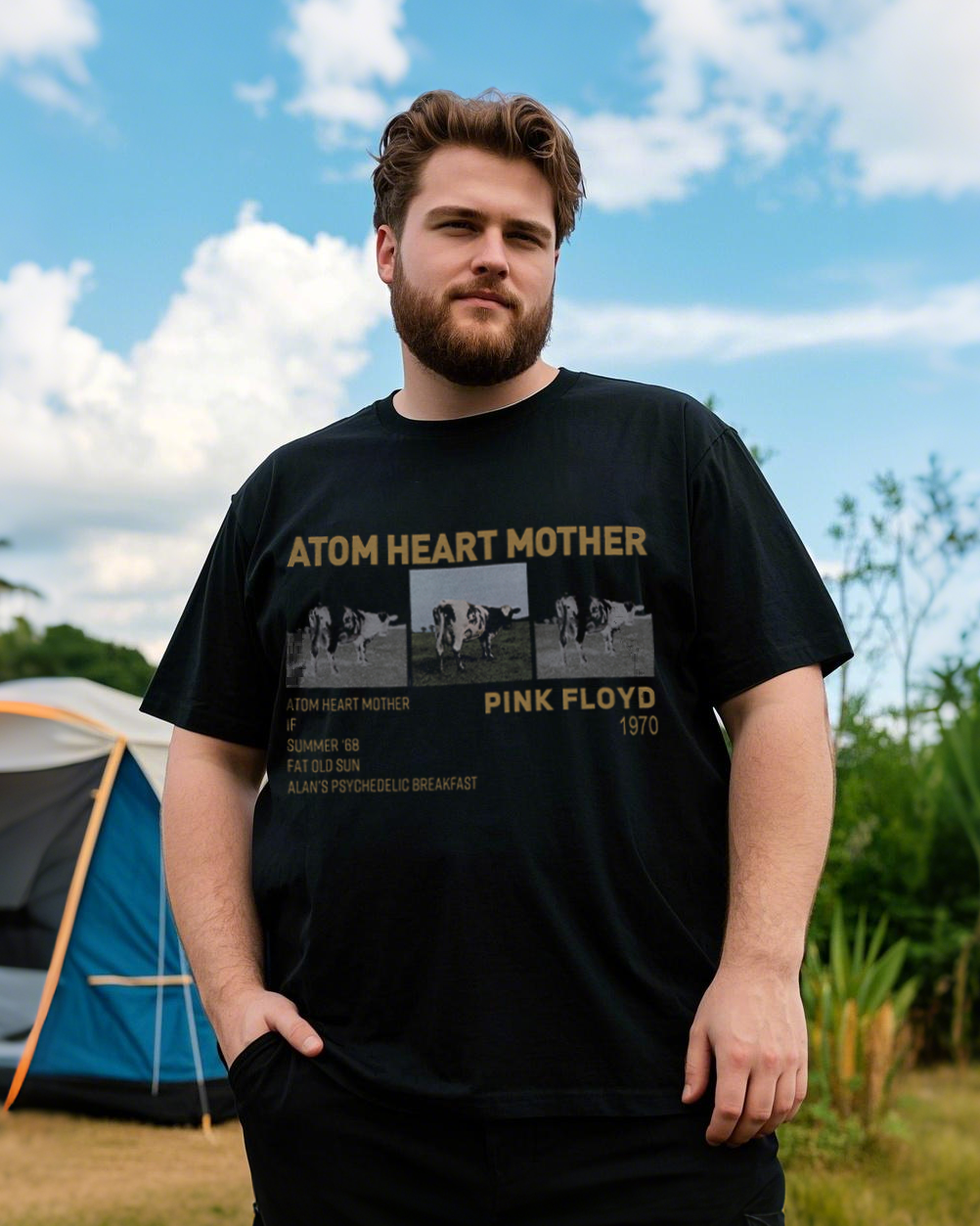 Men's Oversized Black Cotton T-Shirt – Breathable Summer Essential Tee