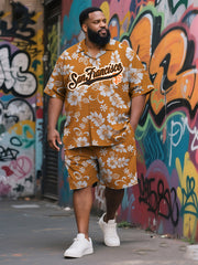 Men's Broad-Cut Tropical Sea Adventure Shorts Outfit