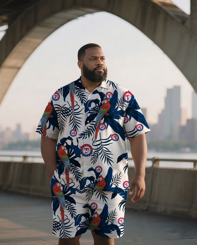 Men's Unrestricted Fit Island Sports Sea Wear Set