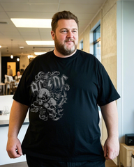 New Classic Cotton Round Neck Short-Sleeve T-Shirt – Loose Fit Plus Size Top