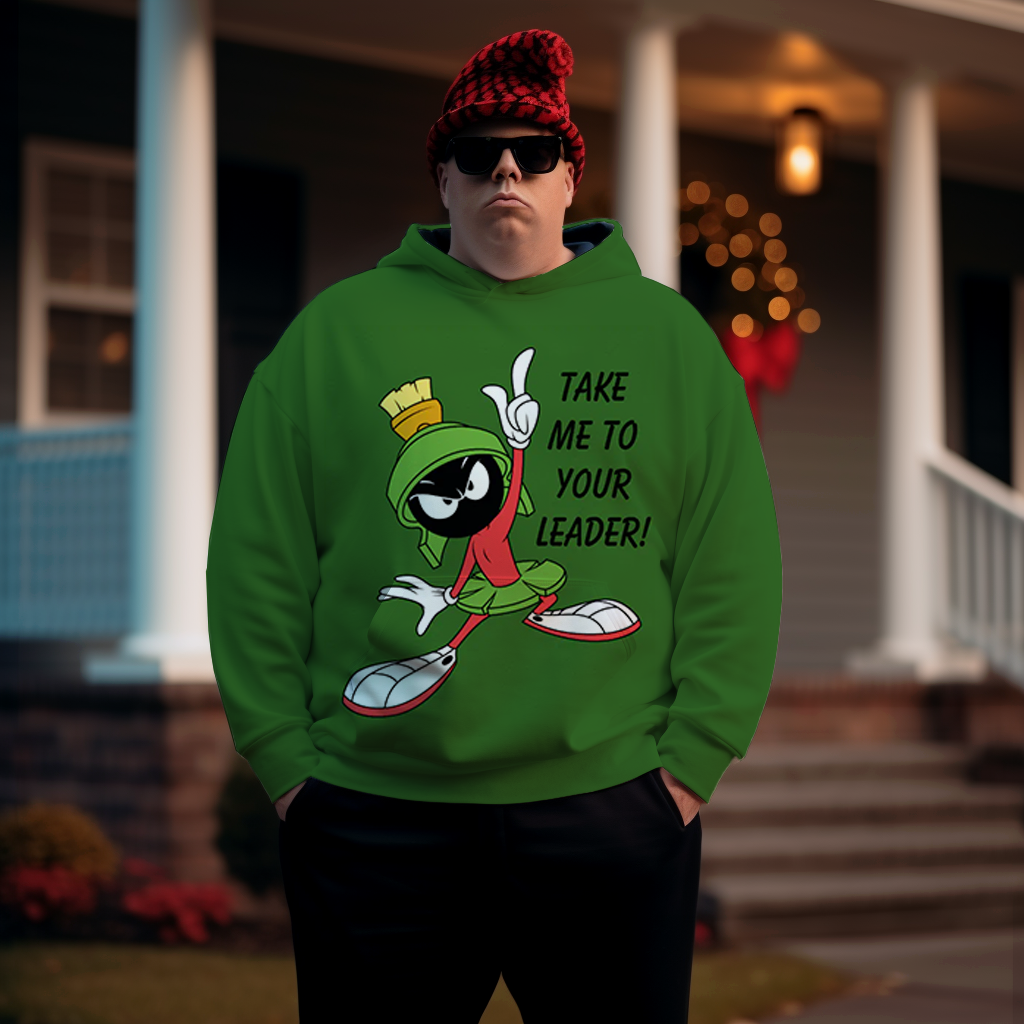 Men's Tales from The Crypt Plus Size Hoodie Christmas grinch