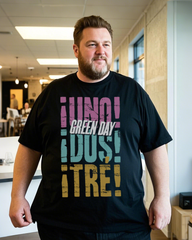 Men's Heavyweight Cotton Short Sleeve T-Shirt (Summer Loose Fit)