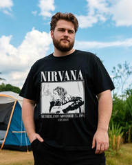 Men's Heavyweight Cotton Short Sleeve T-Shirt (Summer Loose Fit)