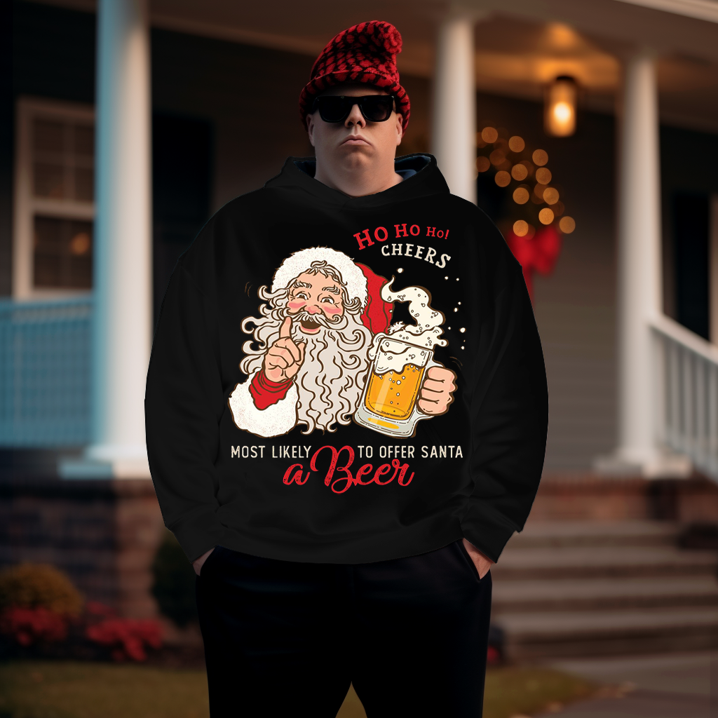 Men's Tales from The Crypt Plus Size Hoodie Christmas grinch