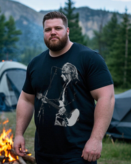 Men's Short Sleeve T-Shirt - Summer Loose Fit Heavyweight Cotton Tee