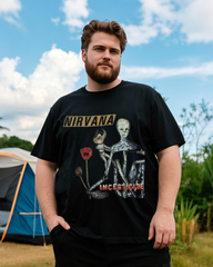 Plus Size men's Printed T-Shirt | 100% Cotton | Summer Casual Tee