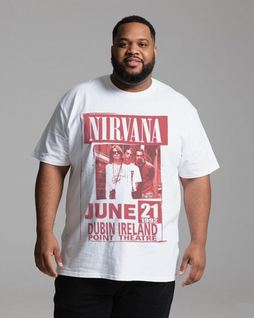 Men's White Cotton T-Shirt – Relaxed Fit, Regular Sleeve, Summer Basic Tee