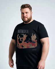 Men's Oversized Black Cotton T-Shirt – Breathable Summer Essential Tee