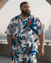 Men's Vented Fit Hawaiian Ocean Breeze Athletic Set
