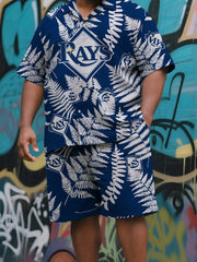 Men's Relaxed Fit Tropical Athletic Ocean Set