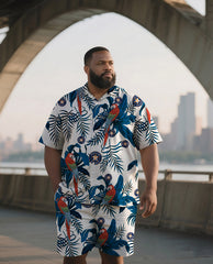 Men's Vented Fit Hawaiian Ocean Breeze Athletic Set