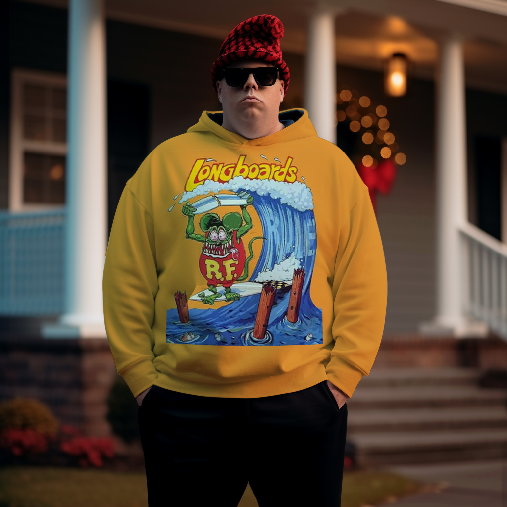 Men's Tales from The Crypt Plus Size Hoodie Christmas grinch