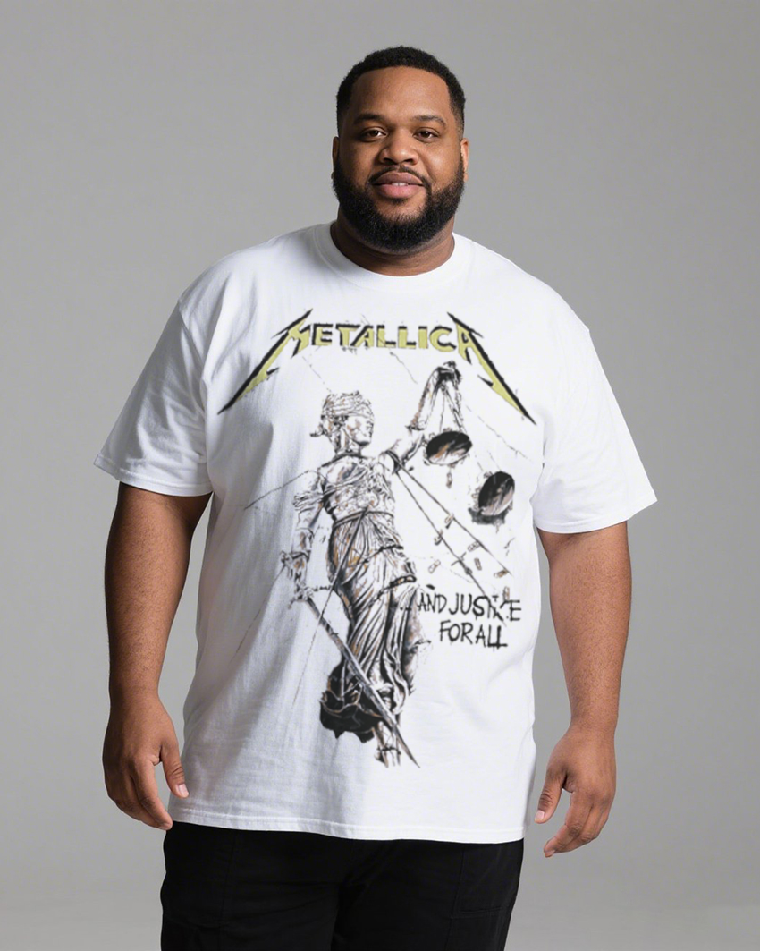 Plus Size Casual Crew Neck 100% Soft Cotton Summer T-Shirt