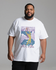 Plus Size Casual Crew Neck 100% Soft Cotton Summer T-Shirt