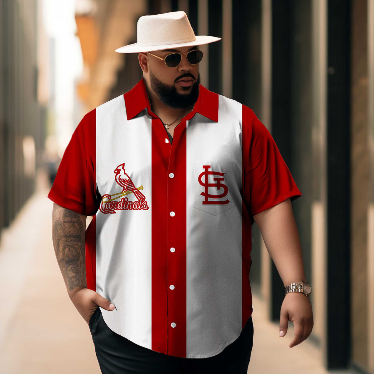 Men's Classic Print Pocket Shirt