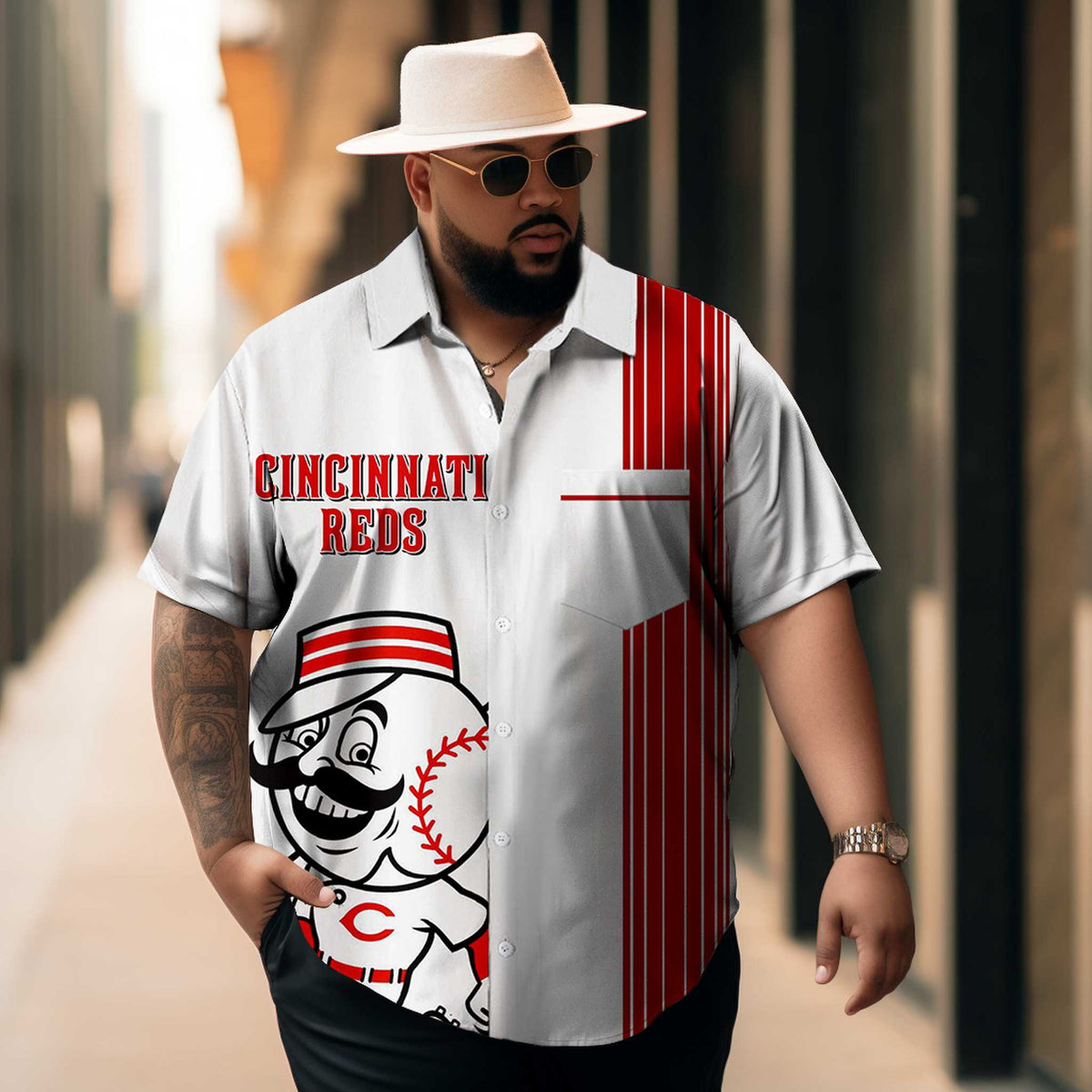 Men's Classic Print Pocket Shirt